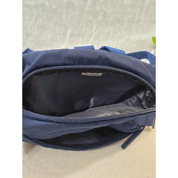 Adidas Navy‎ Blue Waist Bag With Adjustable Strap & Zippered Pockets - Picture 7 of 12